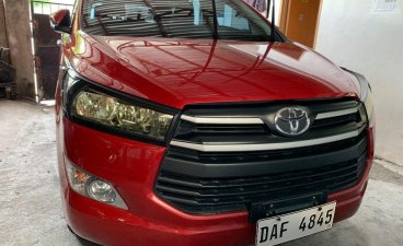 Red Toyota Innova 2017 Manual for sale
