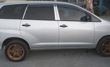 Silver Toyota Innova 2013 for sale Manual