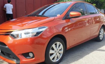 Orange Toyota Vios 2017 Automatic Gasoline for sale in Quezon City