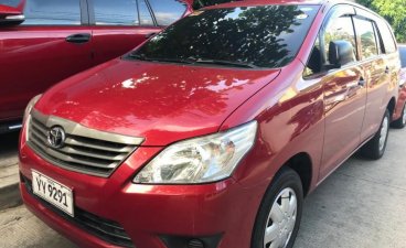 Selling Red Toyota Innova 2016 Manual Diesel at 17010 km in Quezon City