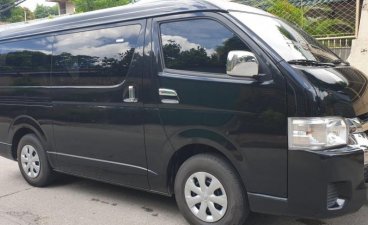 Selling Black Toyota Hiace 2018 Manual Diesel in Quezon City