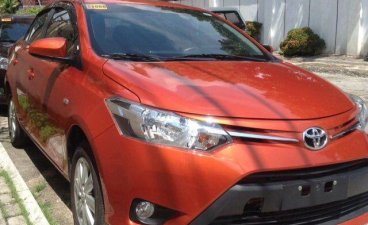 Selling Orange Toyota Vios 2017 Sedan in Quezon City