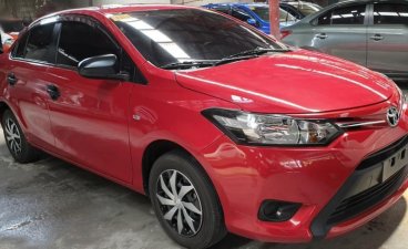 Sell Red 2017 Toyota Vios at Manual Gasoline at 10000 km in Quezon City