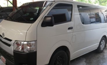 Selling White Toyota Hiace 2019 at 10000 km in Quezon City