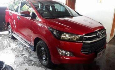 Sell Red 2017 Toyota Innova Manual Gasoline at 28859 km in Quezon City