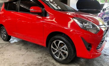 Selling Red Toyota Wigo 2019 Automatic Gasoline in Quezon City