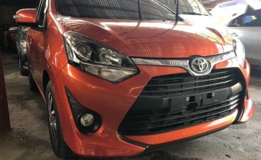 Orange Toyota Wigo 2017 for sale in Quezon City