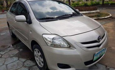 Beige Toyota Vios 2008 Manual Gasoline for sale in Talisay