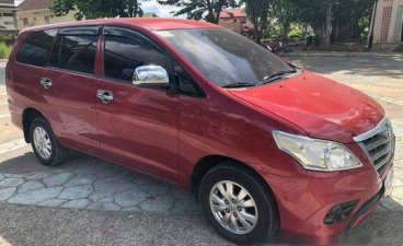 Red Toyota Innova 2014 Automatic Diesel for sale in Talisay