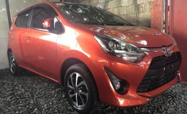 Orange Toyota Wigo 2017 for sale in Automatic