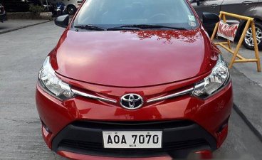 Selling Red Toyota Vios 2014 at 46377 km