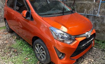 Orange Toyota Wigo 2017 for sale in Quezon City