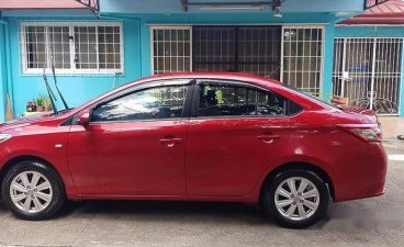 Red Toyota Vios 2014 Manual Gasoline for sale 