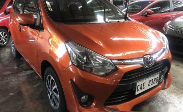 Selling Orange Toyota Wigo 2017 at 8800 km 