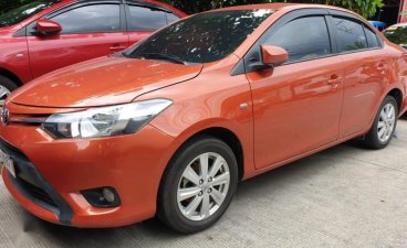 Orange Toyota Vios 2017 for sale in Quezon City