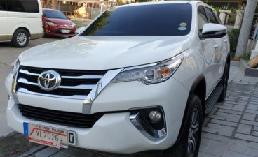 White Toyota Fortuner 2017 Automatic Diesel for sale in Quezon City