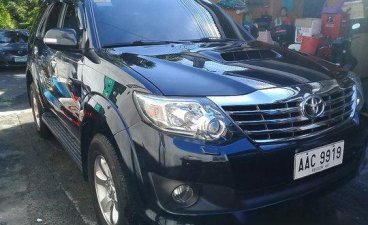 Black Toyota Fortuner 2014 for sale in Parañaque
