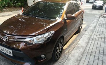 Selling Brown Toyota Vios 2014 in Quezon City