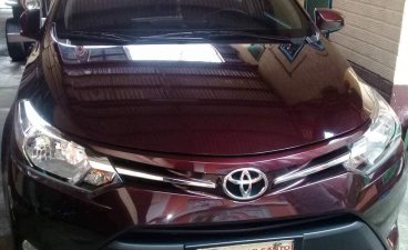 Selling Red Toyota Vios 2016 Sedan Manual Gasoline at 6000 km in Manila