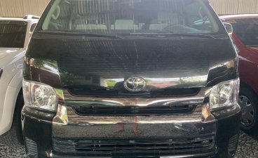 Selling Black Toyota Hiace 2018 Van at Manual Diesel in Marikina