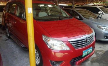 Selling Red Toyota Innova 2014 Automatic Diesel at 50000 km in Pasig