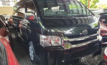Sell Black 2018 Toyota Hiace Manual Diesel at 10000 km in Quezon City