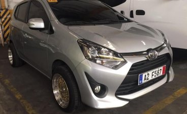 Selling 2nd Hand Toyota Wigo 2018 Automatic Gasoline at 10000 km in Quezon City