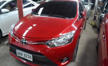 Red Toyota Vios 2014 at 18000 km for sale in Manila