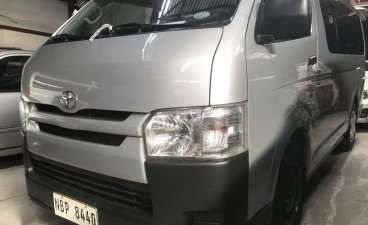 Sell Silver 2019 Toyota Hiace Manual Diesel at 10000 km in Quezon City