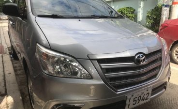 Silver Toyota Innova 2016 for sale Manual