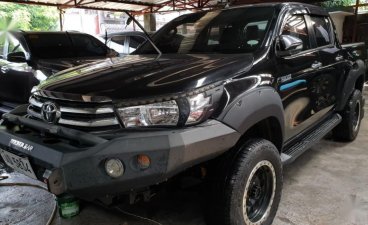 Black Toyota Hilux 2016 for sale in Automatic