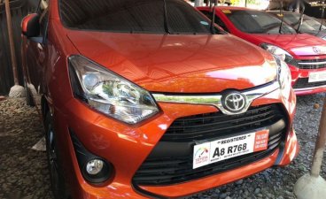 Orange Toyota Wigo 2019 for sale in Manual