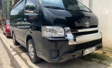 Selling Black Toyota Hiace 2018 in Quezon City