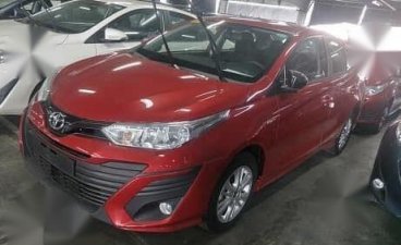Red Toyota Vios 2019 for sale in Manual