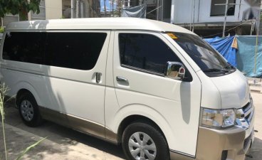 Sell Pearl White 2017 Toyota Hiace in Quezon City