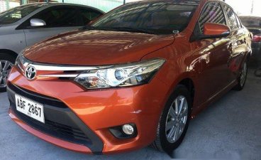 Sell Orange 2015 Toyota Vios Automatic Gasoline at 50000 km