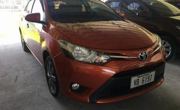 Orange Toyota Vios 2016 Manual Gasoline for sale