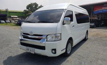 Selling White Toyota Hiace 2016 at 42000 km in Pasig