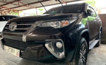 Brown Toyota Fortuner 2017 for sale in Quezon City