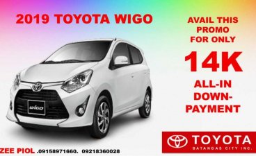 Brand New Toyota Wigo 2019 for sale in Batangas City