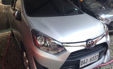 Silver Toyota Wigo 2019 for sale in Quezon City 