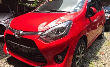 Red Toyota Wigo 2019 for sale in Quezon City 