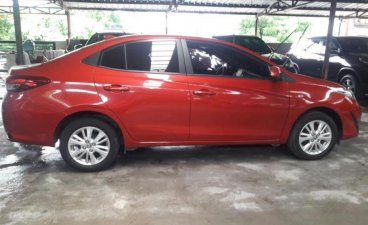 Red Toyota Vios 2018 Manual for sale in Quezon City 
