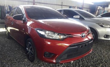 Red Toyota Vios 2017 Manual for sale in Quezon City