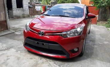Red Toyota Vios 2016 for sale in Quezon City