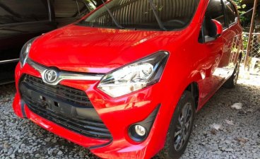 Red Toyota Wigo 2018 for sale in Quezon City