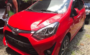 Red Toyota Wigo 2019 for sale in Quezon City 