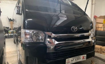 Selling Black Toyota Hiace 2018 Manual Diesel at 1900 km 
