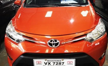 Orange Toyota Vios 2017 Sedan for sale in Manila 