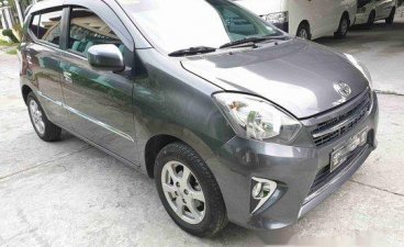 Grey Toyota Wigo 2017 Automatic Gasoline for sale